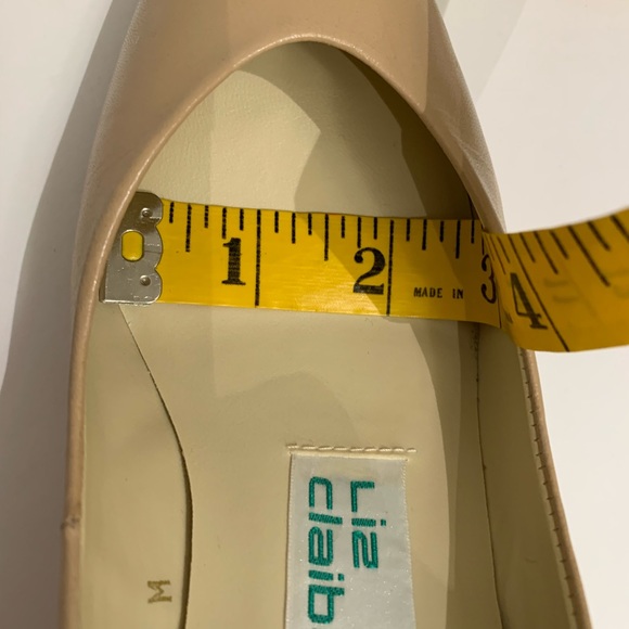 Size 4.5/34 Euro Liz Claiborne Vintage Beige Heels Pumps, Made in Spain - Picture 9 of 10